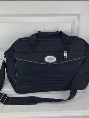 American Tourister NEW Black  Messenger Bag Or Carry-on with Shoulder Strap